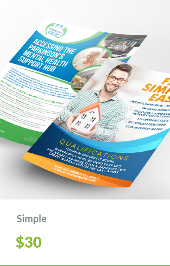 Print Designs FlyerPoster Simple