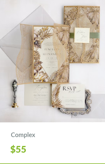 Print Designs Invitation Complex